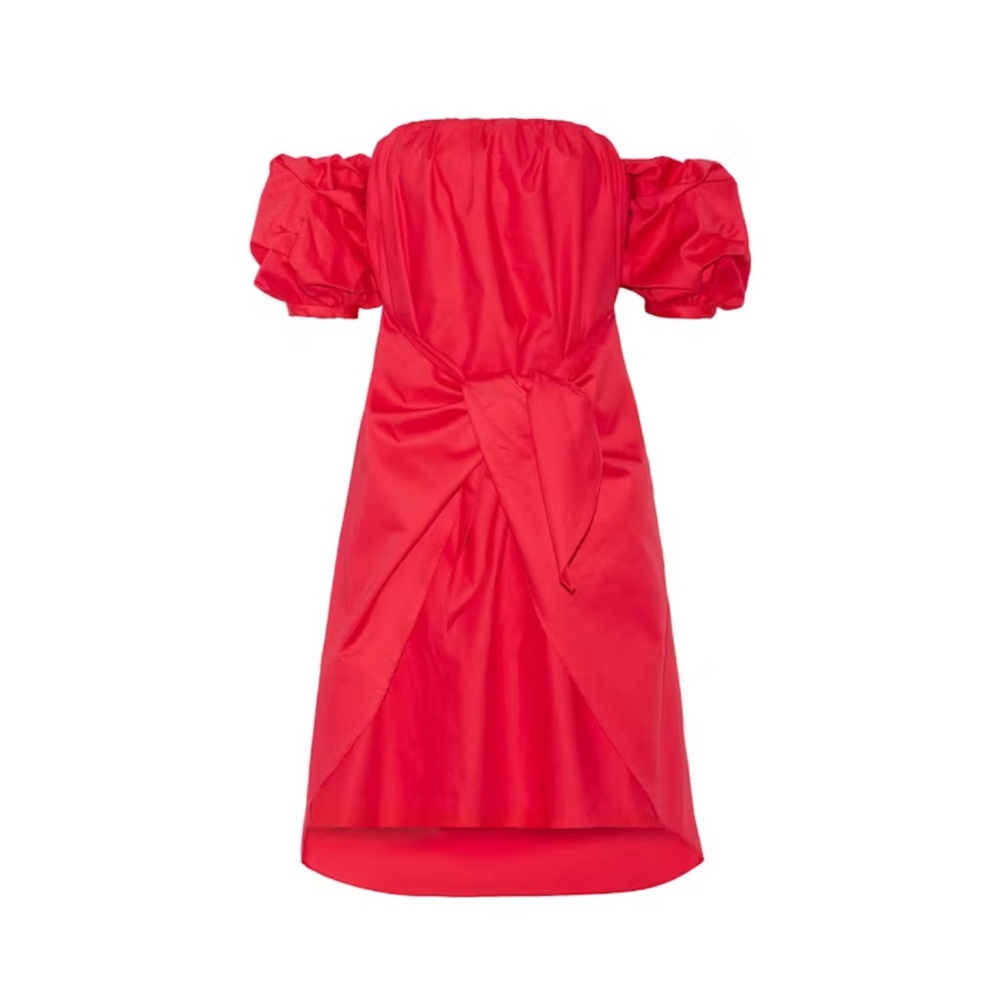 Johanna Ortiz - Off-the-shoulder Cotton-poplin Dress, size Small - NWT